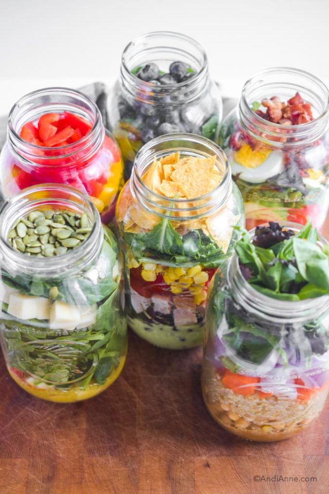 Six Healthy Mason Jar Salads Everyone Should Know