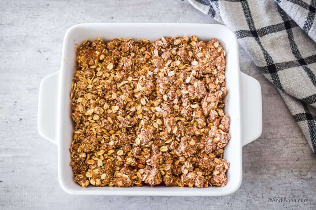 Strawberry Rhubarb Crisp Gluten Free No Refined Sugar strawberry-rhubarb-crisp-gluten-free-no-refined-sugar