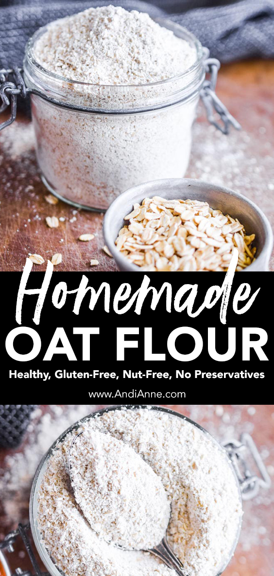 Easy Homemade Oat Flour - Only Takes 2 Minutes.