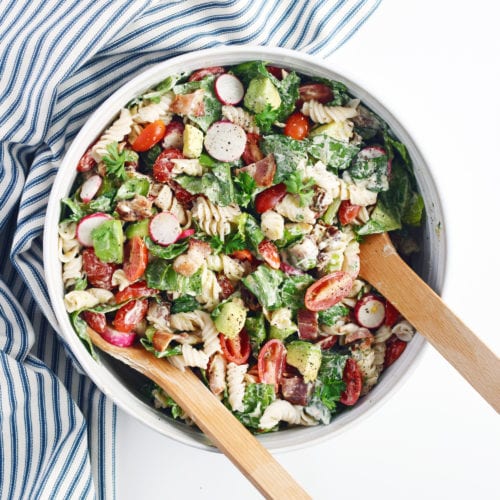 BLT Pasta Salad - Healthy Recipe and Easy To Make