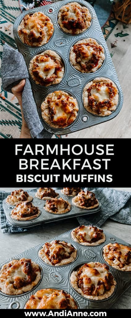 Here is an incredibly delicious and amazing breakfast sausage and egg biscuit muffins recipe that you will make again and again! It's the perfect brunch or weekend recipe.
