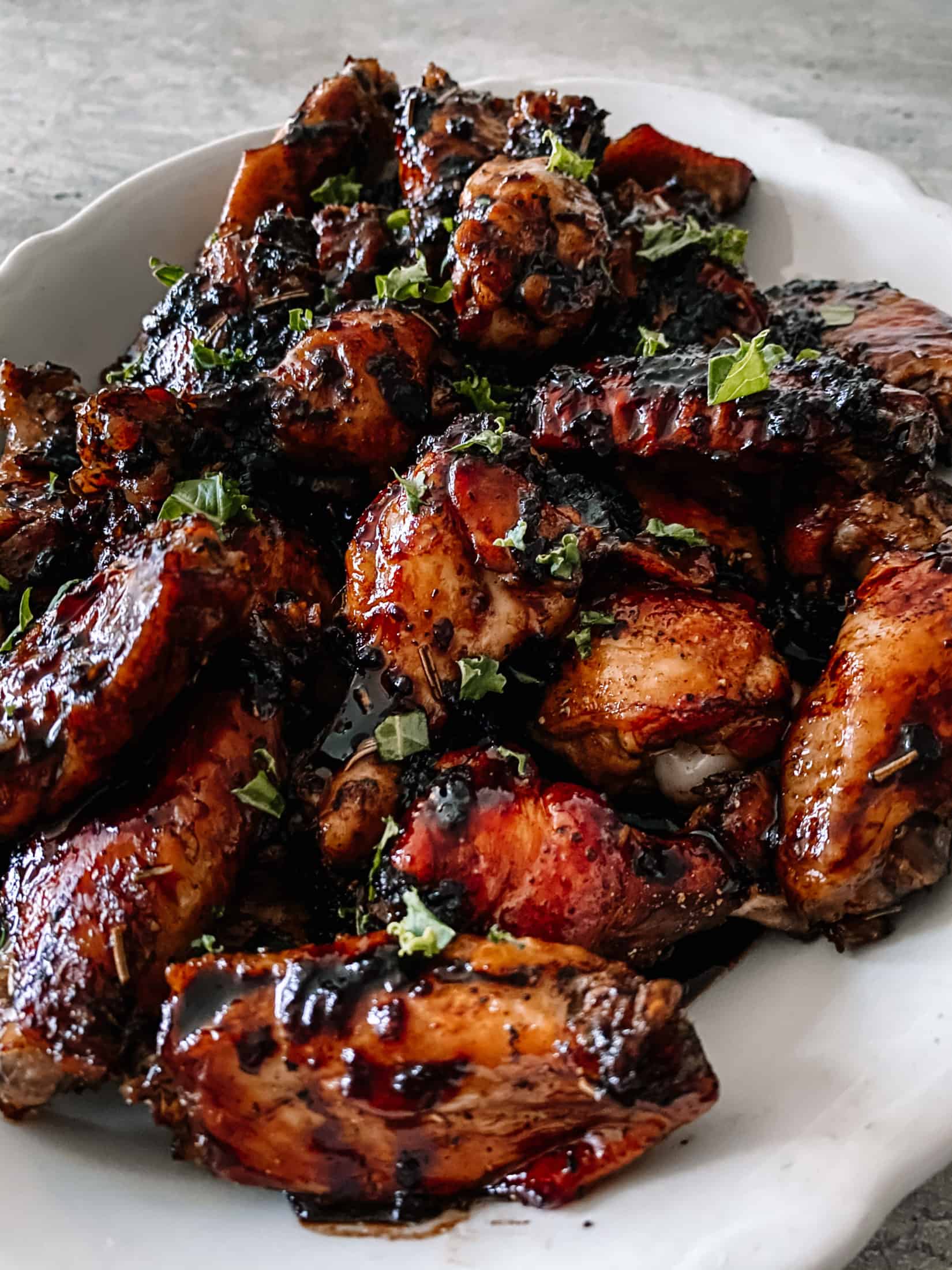 Balsamic Glazed Chicken Wings For An Easy Family Dinner