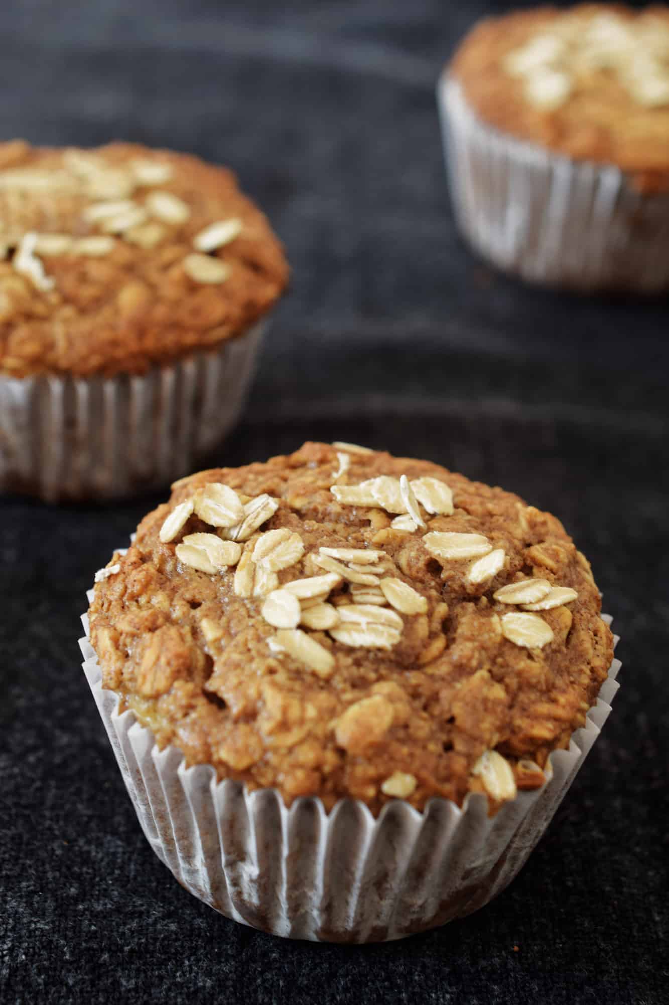 Banana Oatmeal Muffins - Andianne