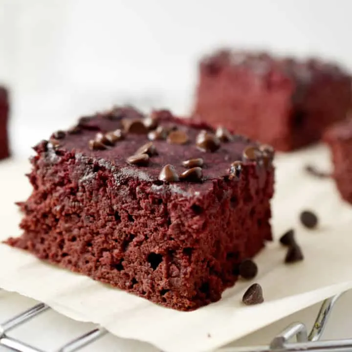 Double Chocolate Beet Brownies