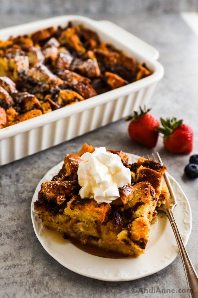 French Toast Casserole Is Easy To Make And Baked Overnight