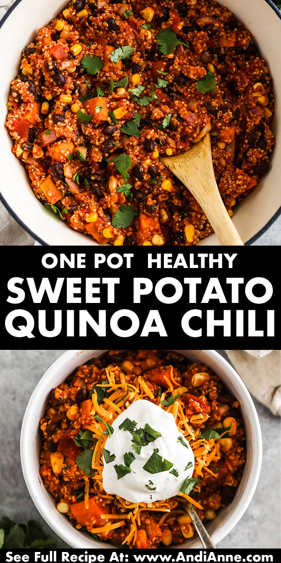 Quinoa Chili With Sweet Potatoes