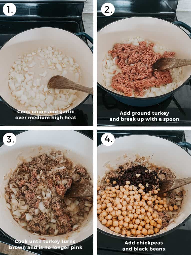 Turkey quinoa chili recipe instructions part one