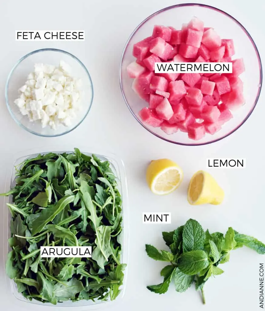 watermelon arugula salad ingredients