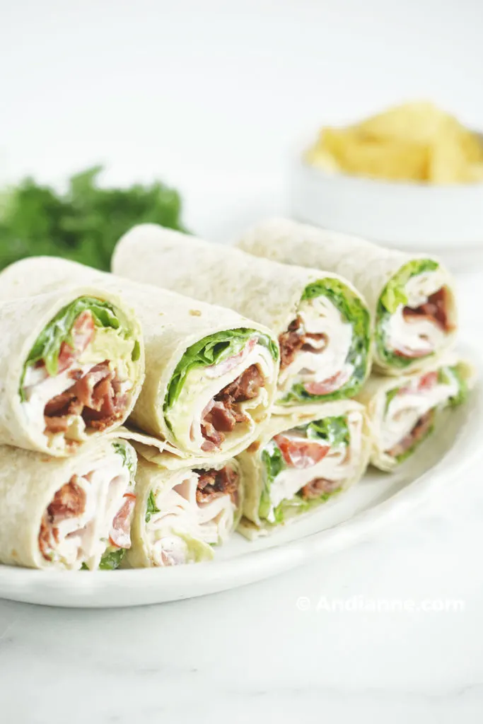 Chicken Bacon Ranch Wraps - A Flavor Journal