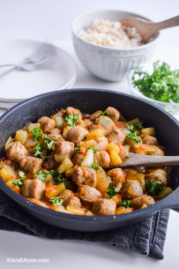 Sweet And Sour Sausage Easy Dinner In Under 30 Minutes