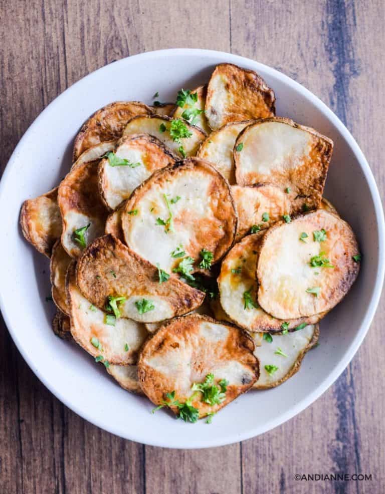 Air Fryer Potato Chips Crispy, Healthy, and Homemade
