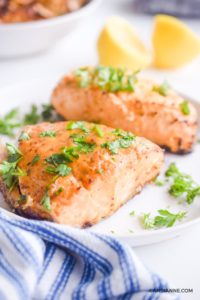Air Fryer Salmon With Honey Mustard Marinade - 20 Minutes To Make
