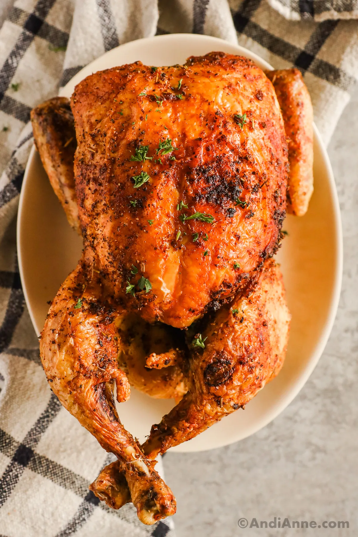 Air Fryer Whole Chicken (Juicy with the Crispiest Skin)