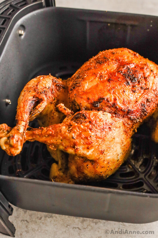 Air Fryer Whole Chicken (Juicy with the Crispiest Skin)