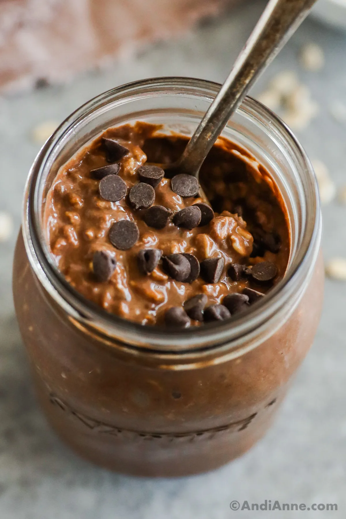 Brownie Batter Chocolate Overnight Oats