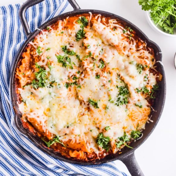 30 Minute Easy Skillet Lasagna - The Perfect Family Dinner Recipe