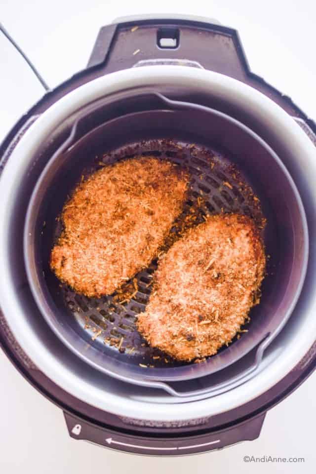 Air Fryer Parmesan Chicken Breasts Andi Anne