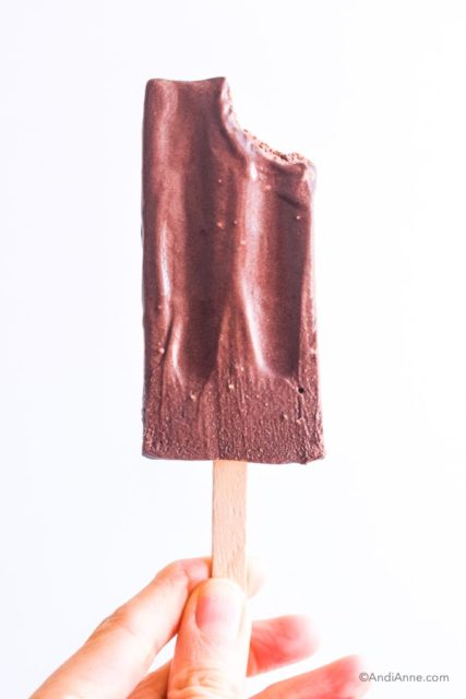 Homemade Fudgesicles - Andi Anne