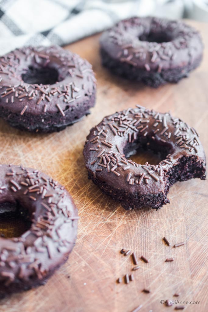 Chocolate Baked Donuts (Gluten-Free, Sugar-Free, Dairy-Free, Nut-Free)