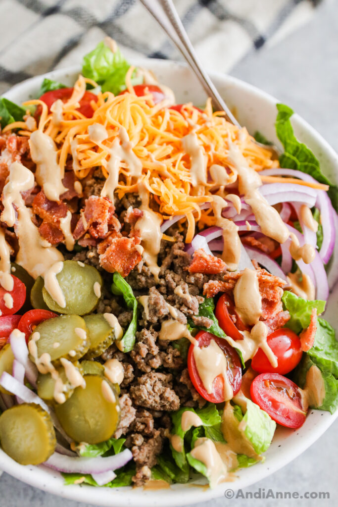 Burger Salad Bowl