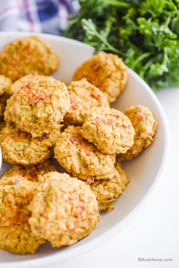 Baked Chickpea Nuggets (With Hidden Veggies) - By AndiAnne