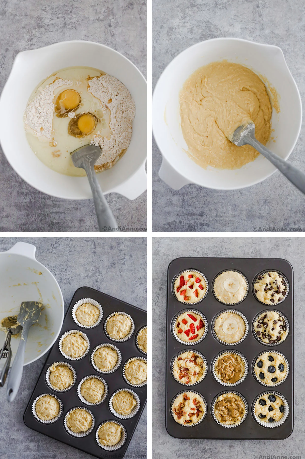 Kitchen Details 24 Mini Cupcake Pan - Gray