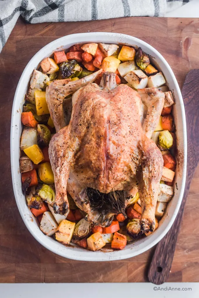 Römertopf-Roasted Chicken and Root Vegetables Recipe