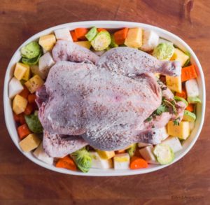 Roasted Chicken With Root Vegetables - Andi Anne