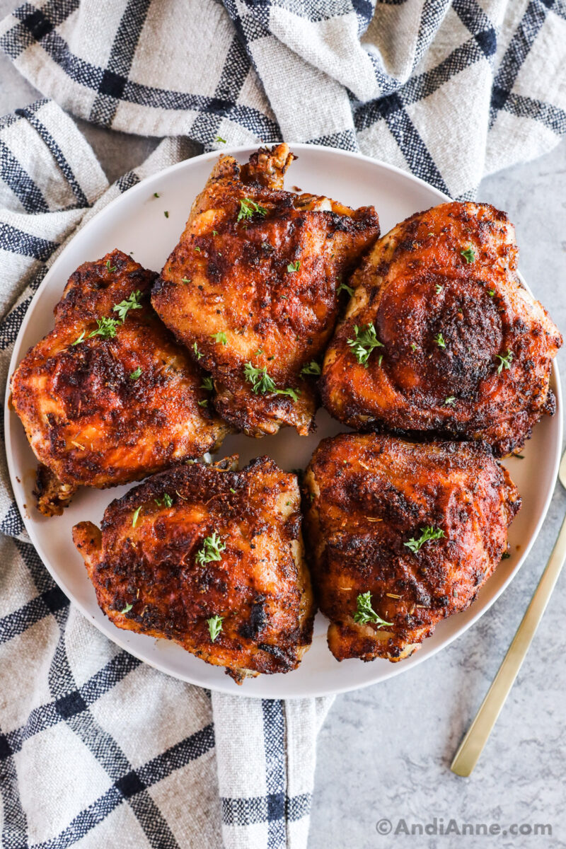 Air Fryer Chicken Thighs (Crispy and Easy To Make)