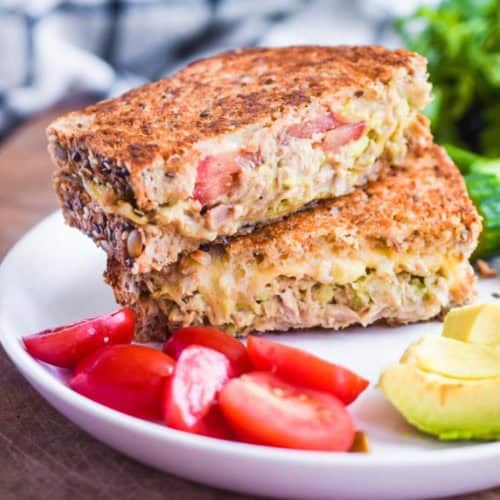 Avocado Tuna Melt An Easy Healthy Sandwich in 10 Minutes.