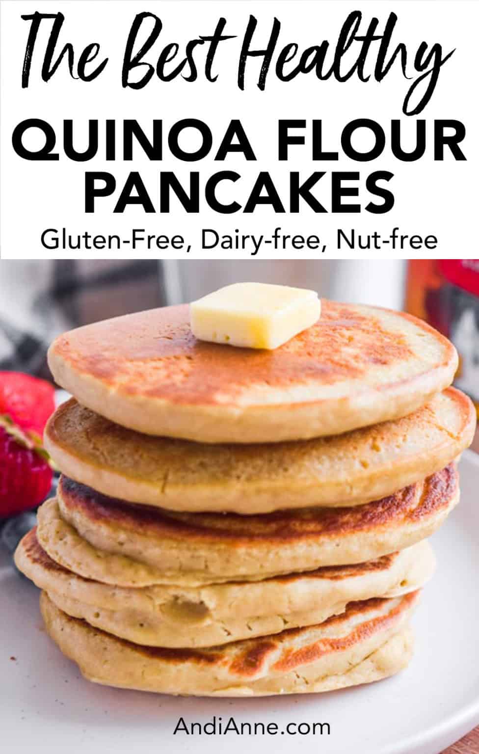 Quinoa Flour Pancakes Gluten Free and Easy To Make