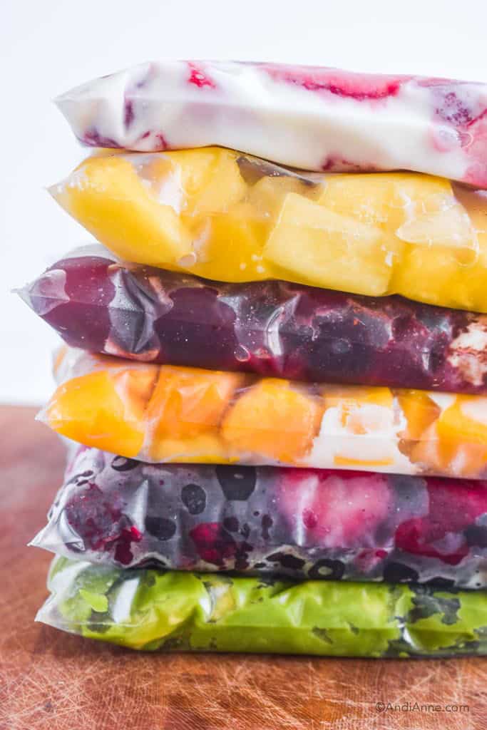 Smoothie Freezer Packs - DIY Meal Prep - xoxoBella