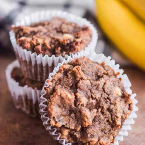 Coconut Flour Banana Muffins (Paleo, Whole30, GlutenFree, No Sugar)