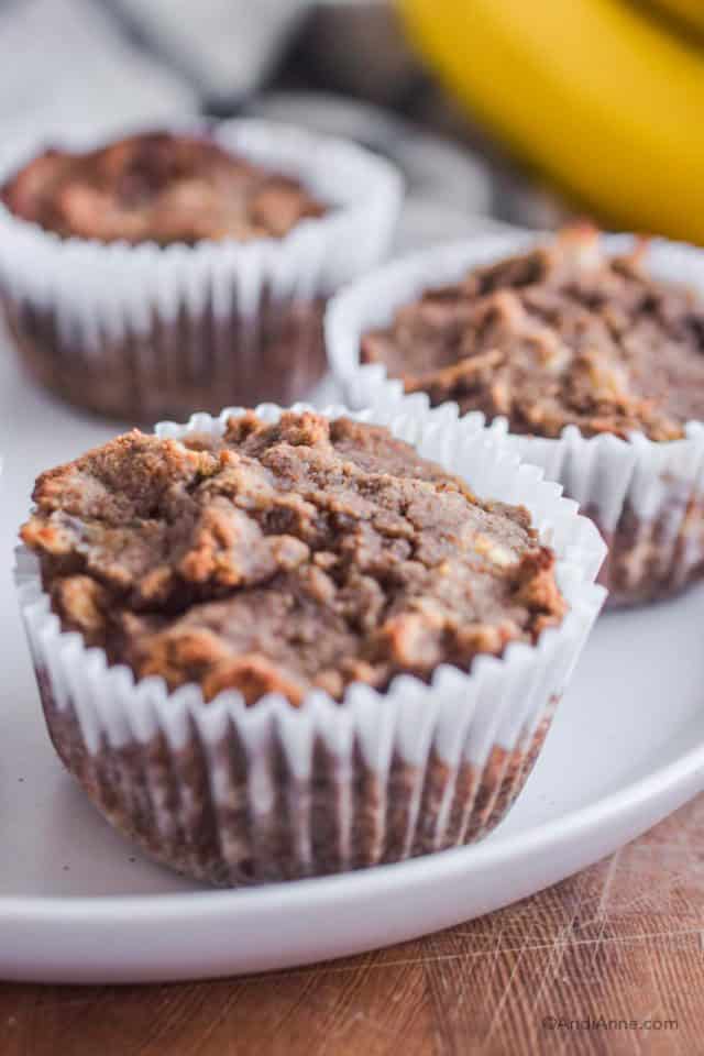 Coconut Flour Banana Muffins (Paleo, Whole30, GlutenFree, No Sugar)