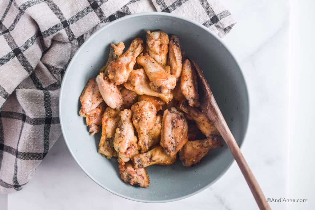 Lemon Garlic Chicken Wings - Andi Anne