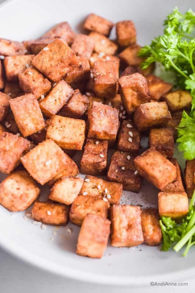 Easy Air Fryer Tofu - So Crispy and Full of Flavor