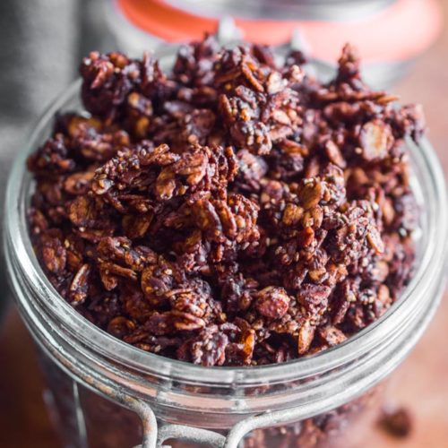 Chocolate Granola - Gluten-Free and No Refined Sugar