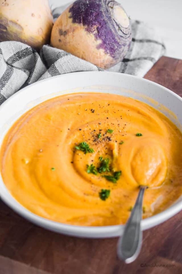 Creamy Rutabaga Carrot Soup - Rich and Creamy With a Sweet Taste