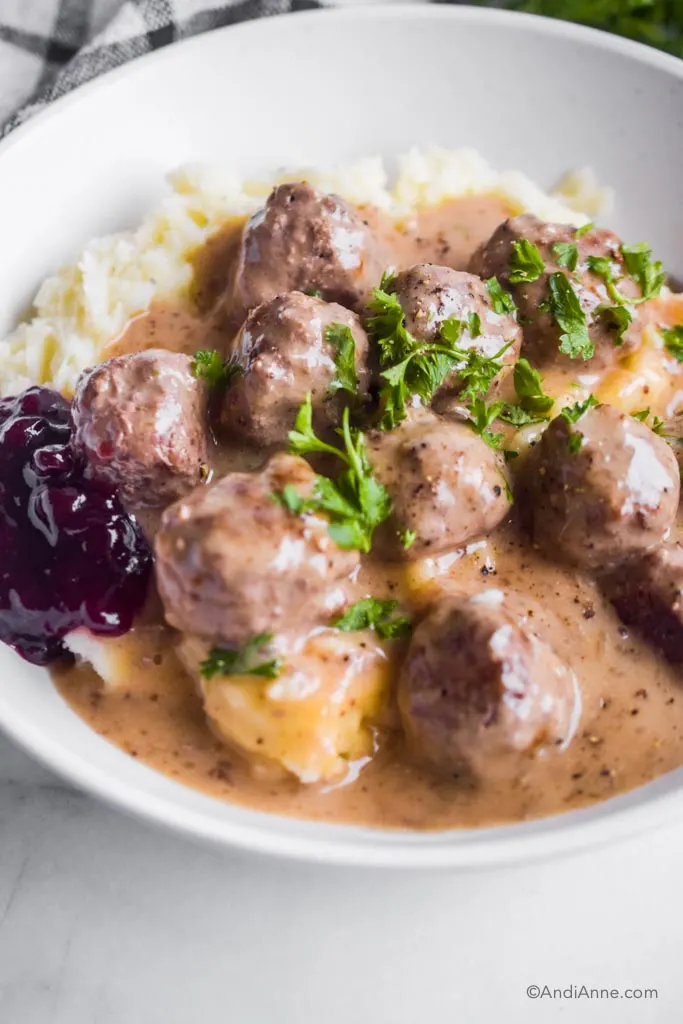 Gluten-free Swedish Meatballs - Texanerin Baking