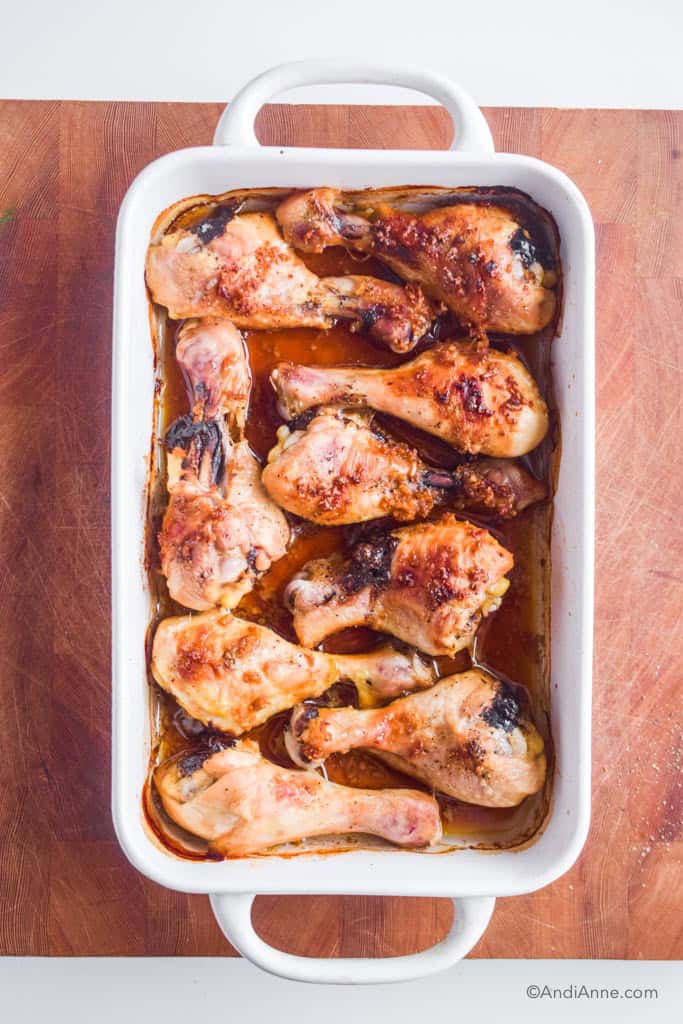 Baked Ginger Garlic Chicken Legs