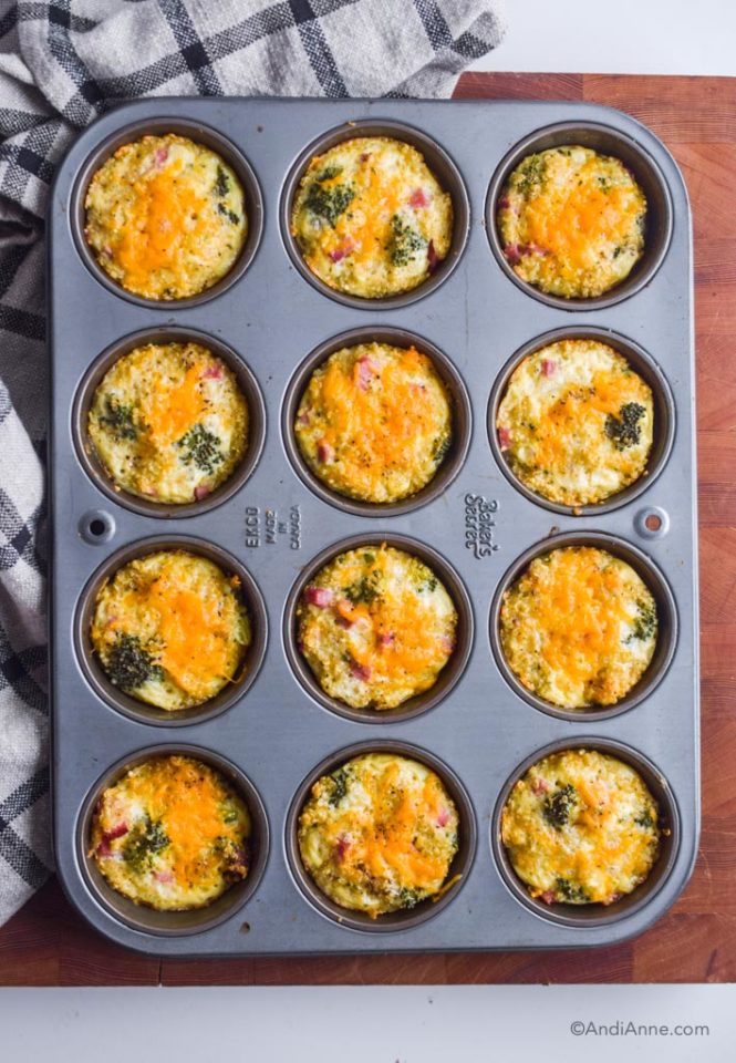 Easy Breakfast Quinoa Egg Muffins