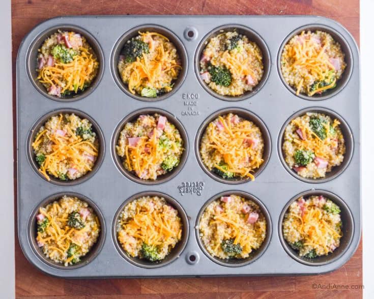 Easy Breakfast Quinoa Egg Muffins