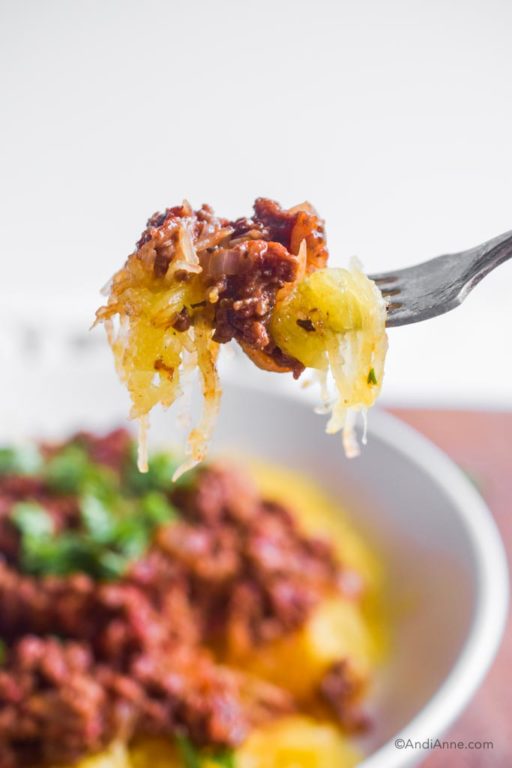 Easy Spaghetti Squash Bolognese