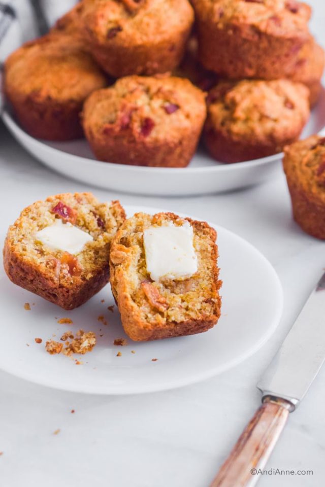 Bacon Cheese Muffin Biscuits - Sweet and Savory All In One