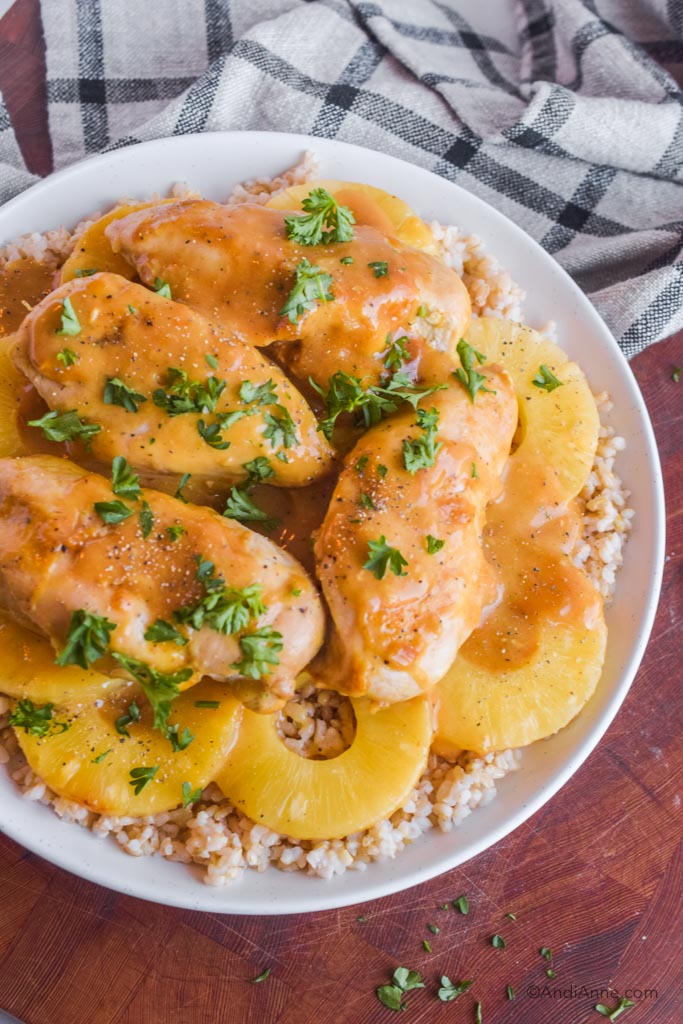 Pineapple Chicken With Rice