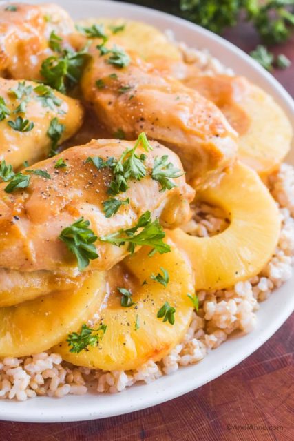 Easy Pineapple Chicken With Rice Recipe