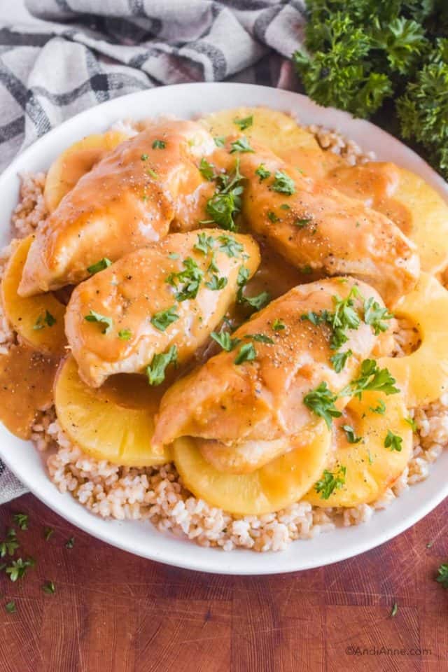 Easy Pineapple Chicken With Rice Recipe