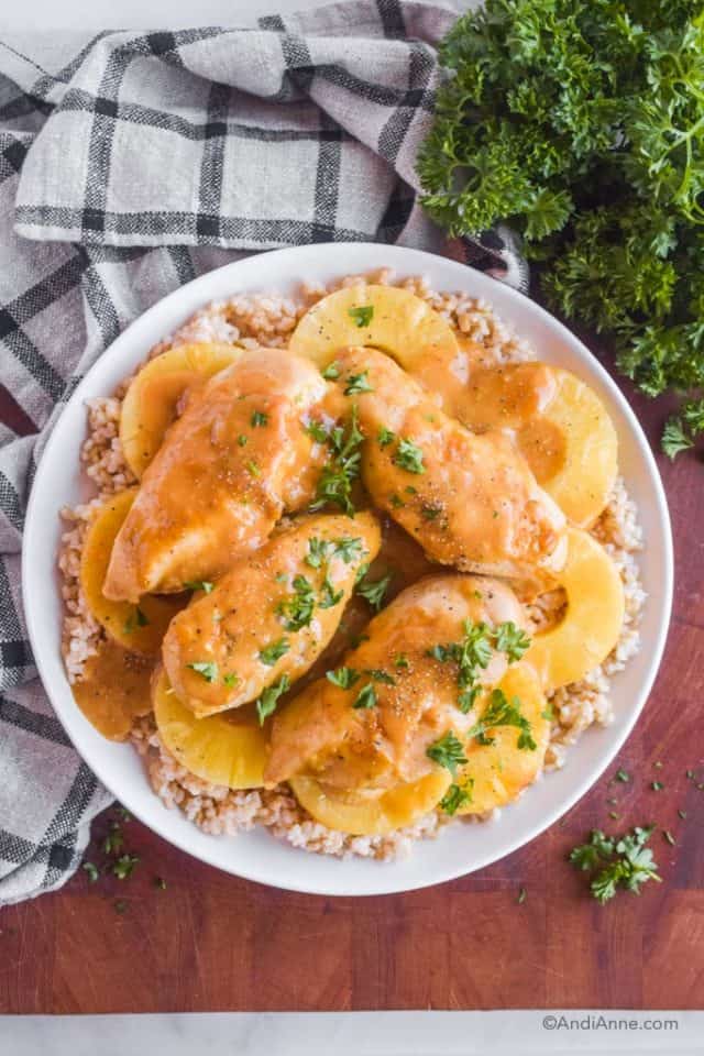 Easy Pineapple Chicken With Rice Recipe