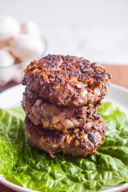 Easy Mushroom Beef Burgers Recipe 