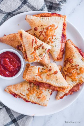 Homemade Pepperoni Pizza Pockets